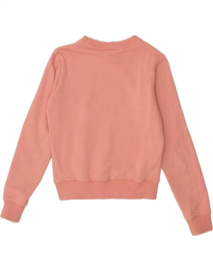 CHAMPION Girls Sweatshirt Jumper 11-12 Years Pink Vintage Champion and Second-Hand Champion from Messina Hembry 
