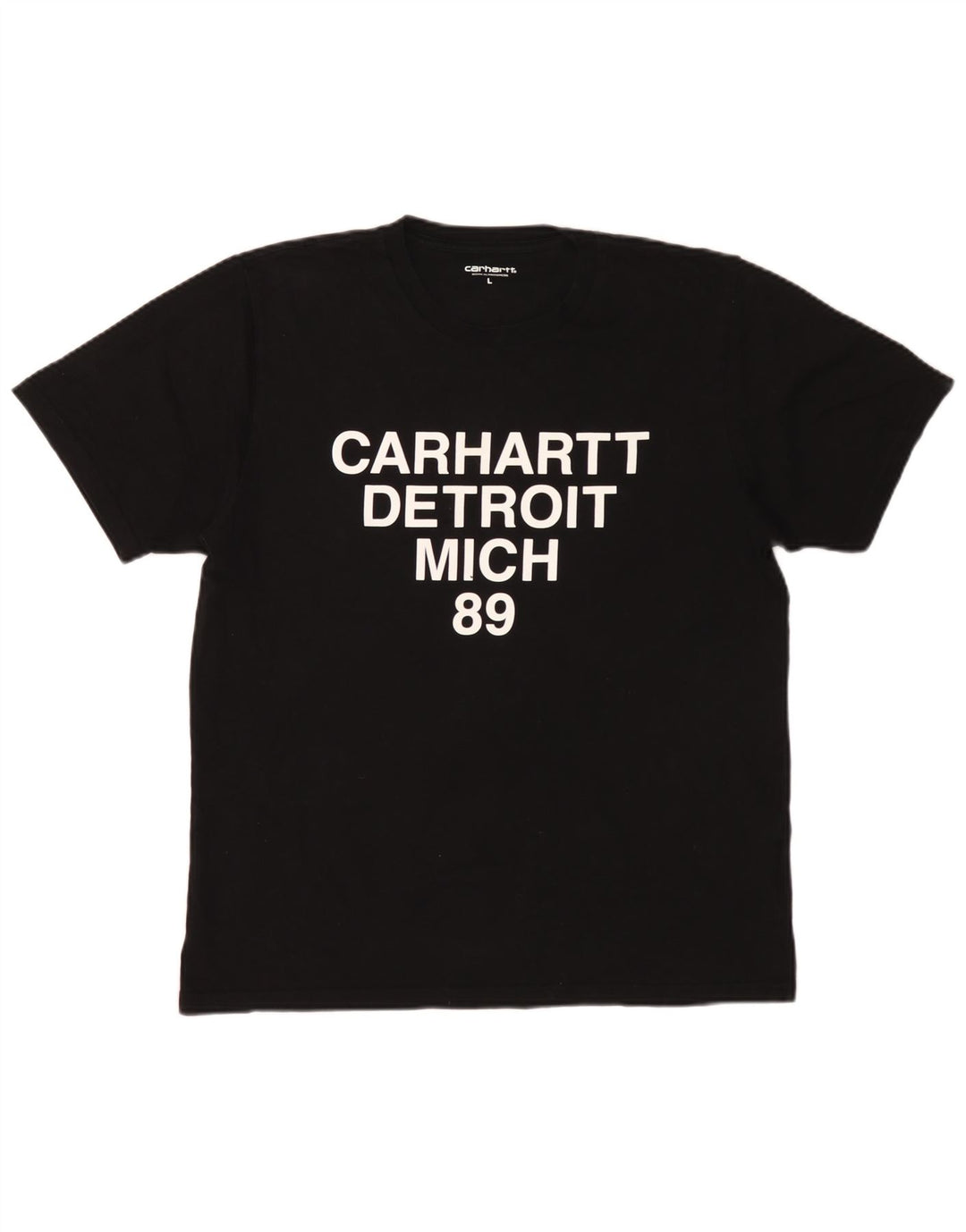 Tricou grafic pentru bărbați Carhartt Top mare din bumbac negru
