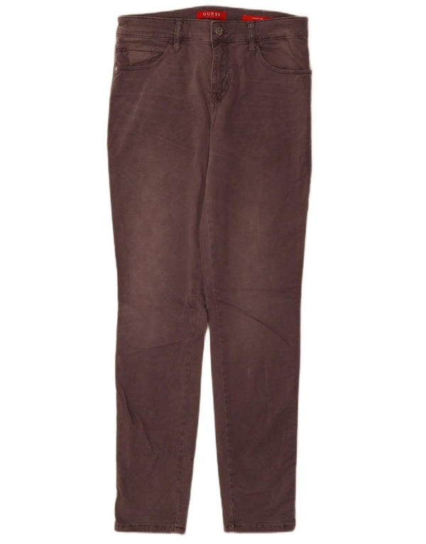 Pantaloni casual skinny GUESS pentru femei W28 L30 bumbac gri