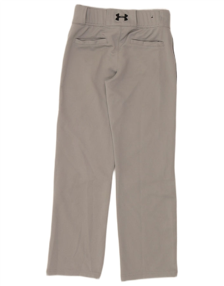 Pantaloni casual drepti pentru băieți Under Armour 9-10 ani mediu W26 L28 gri