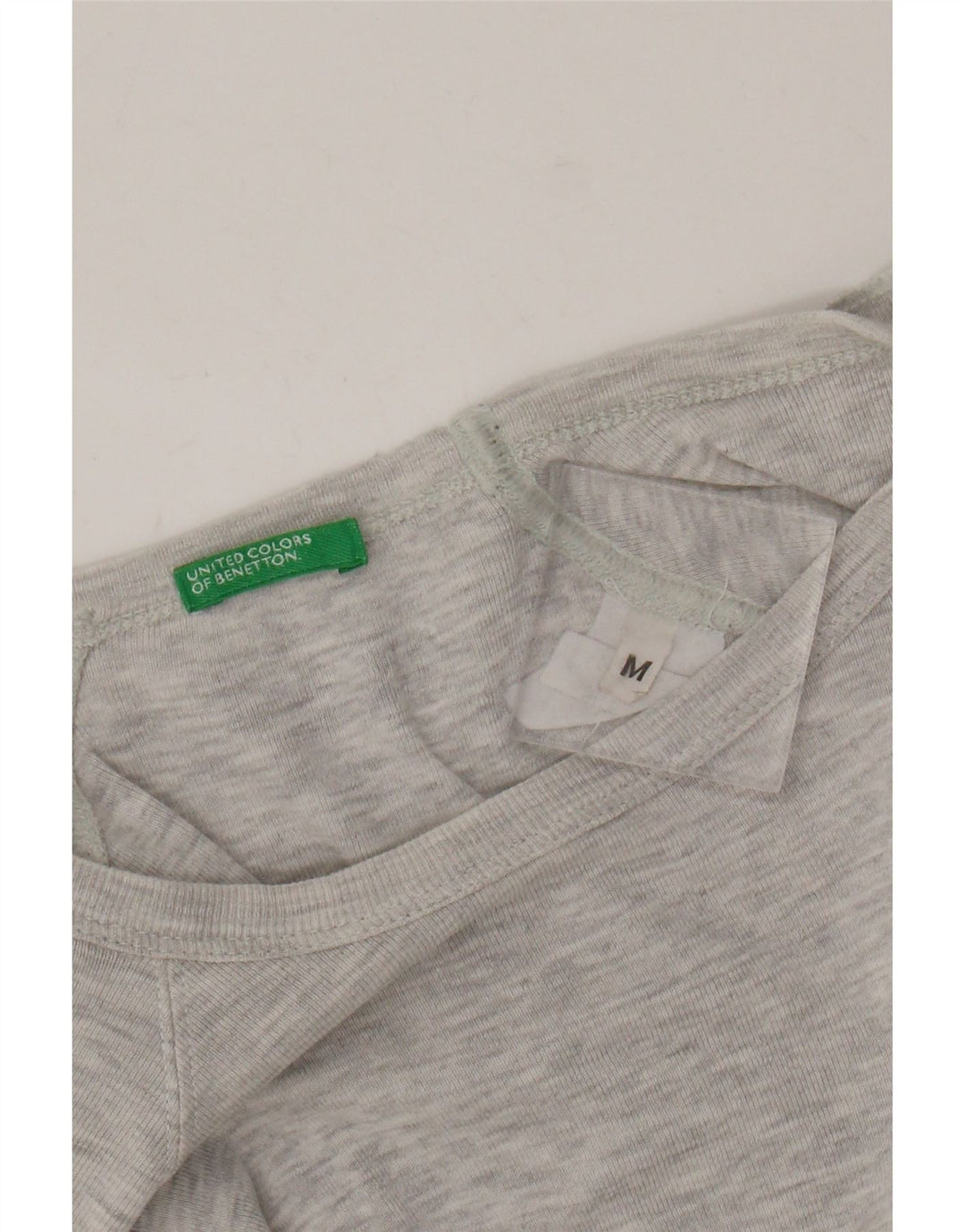 Tricou pentru femei Benetton Top UK 12 Medium Grey Flecked