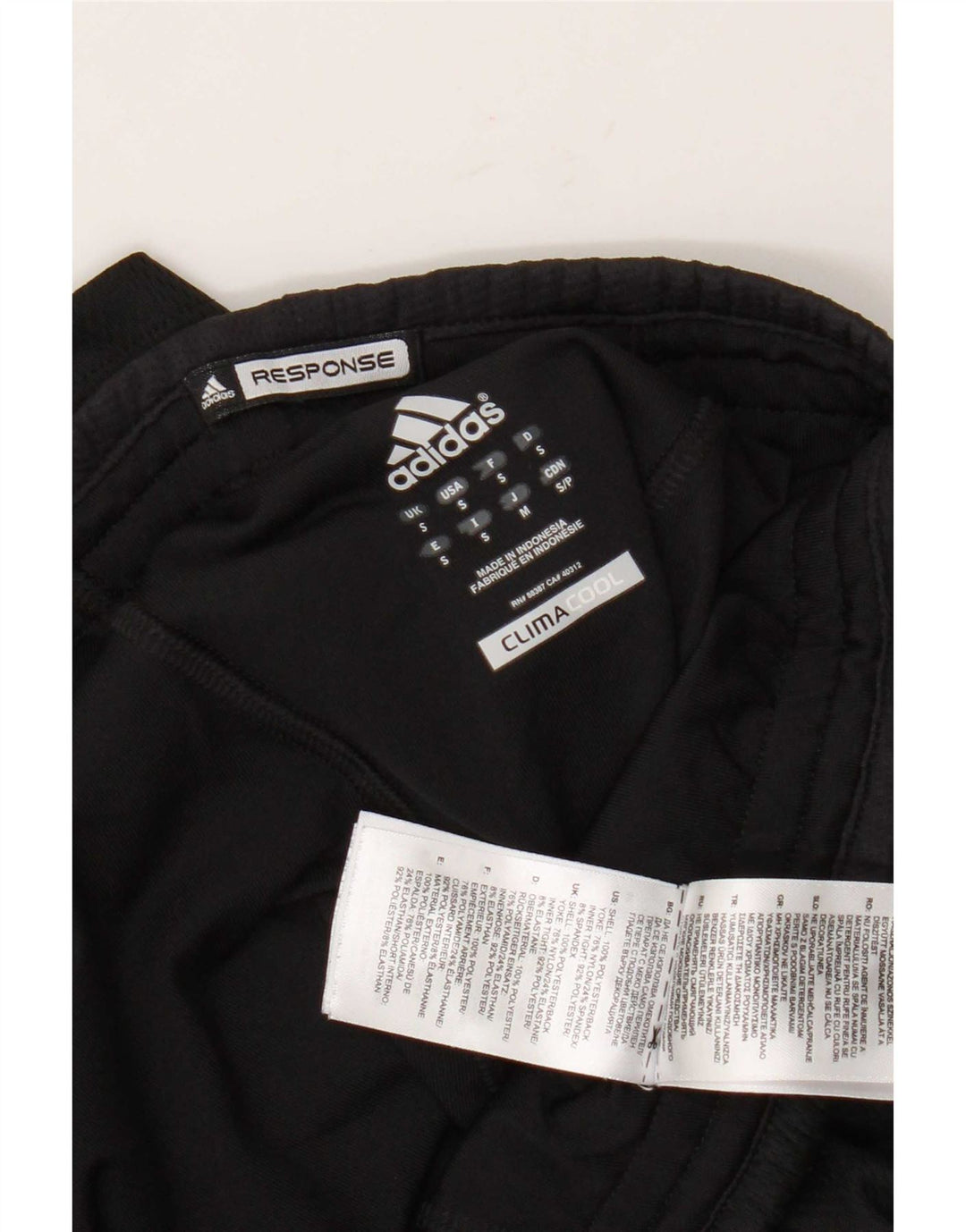 Pantaloni scurți sport pentru bărbați Adidas Climacool, poliester negru mic