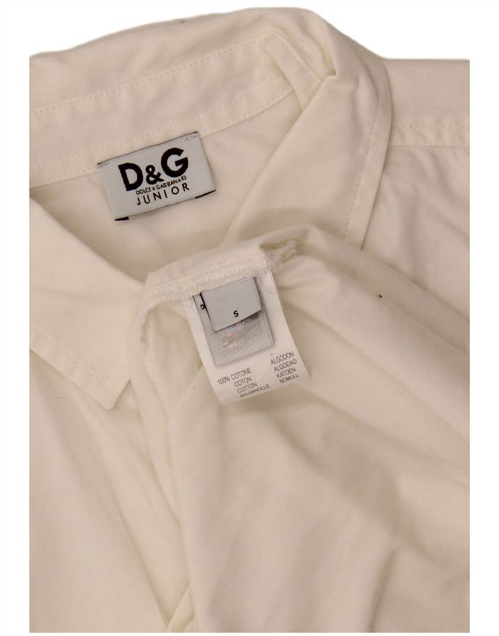 Dolce & Gabbana Băieți 8-9 Ani Bumbac Alb Mic