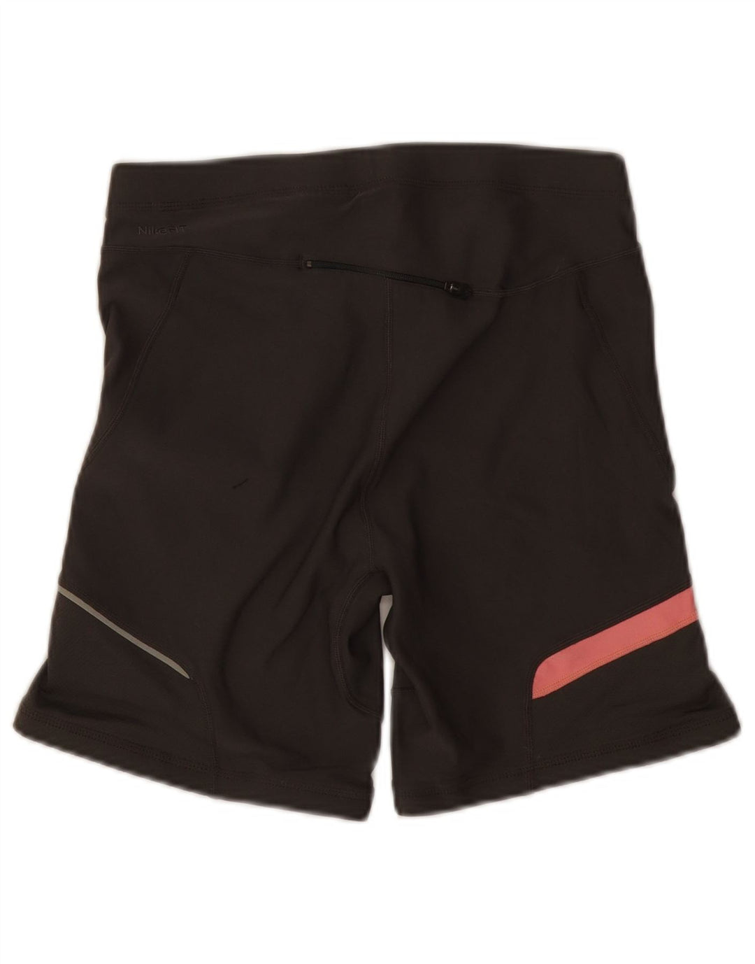 Pantaloni scurti sport Nike pentru femei Marea Britanie 10/12 Poliester color bloc negru mediu