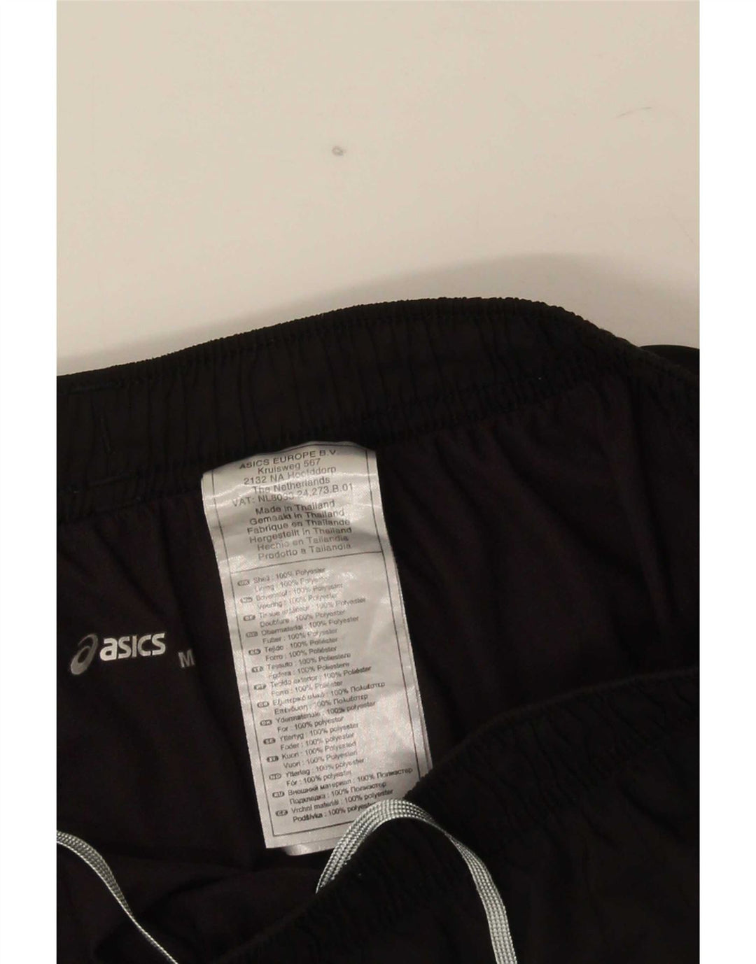 Pantaloni scurți sport Asics pentru bărbați, mediu negru, poliester color bloc