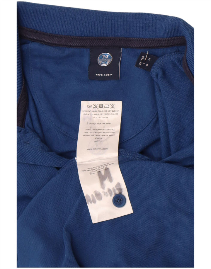 Cămașă polo North Sails pentru bărbați, bumbac, albastru bleumarin mediu