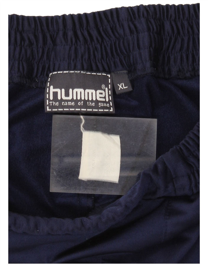Pantaloni de trening pentru bărbați Hummel XL poliester bleumarin
