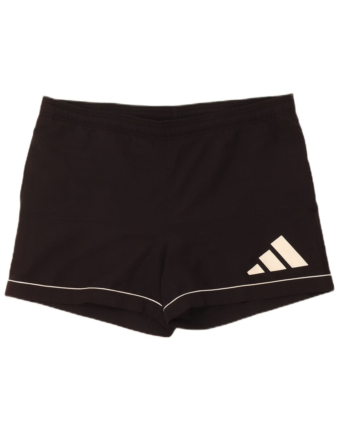 Pantaloni scurți de înot Adidas pentru bărbați, poliester mediu negru