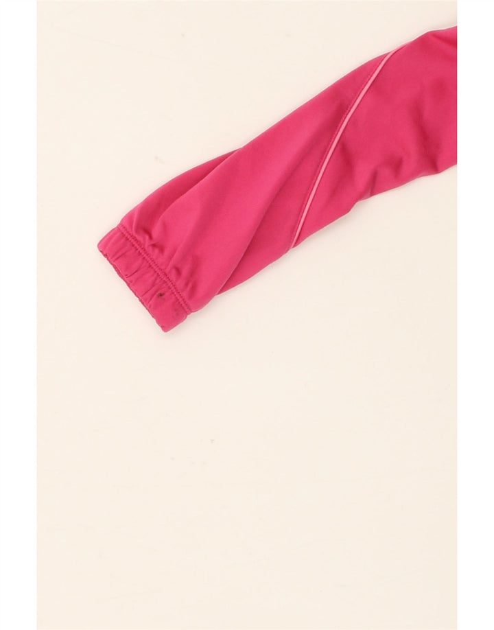 DIADORA Girls Tracksuit Top Jacket 10-11 Years Pink Polyester Vintage Diadora and Second-Hand Diadora from Messina Hembry 