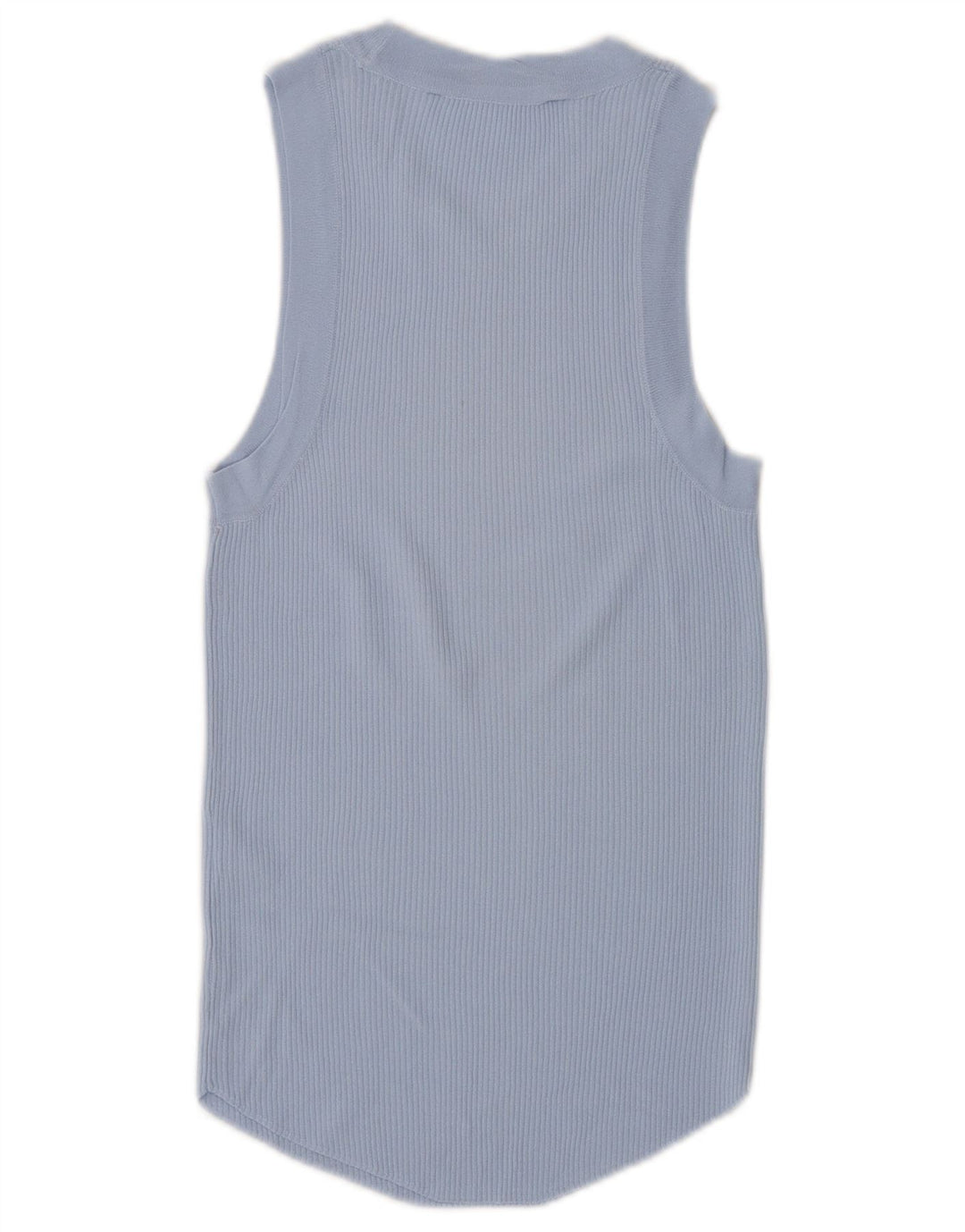 Vest Vest Top Femei Zara UK 12 Medium Blue Viscose