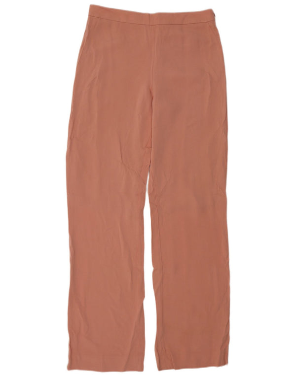 Pantaloni casual drepti Reiss pentru femei cu talie înaltă UK 8 mici W28 L33 roz