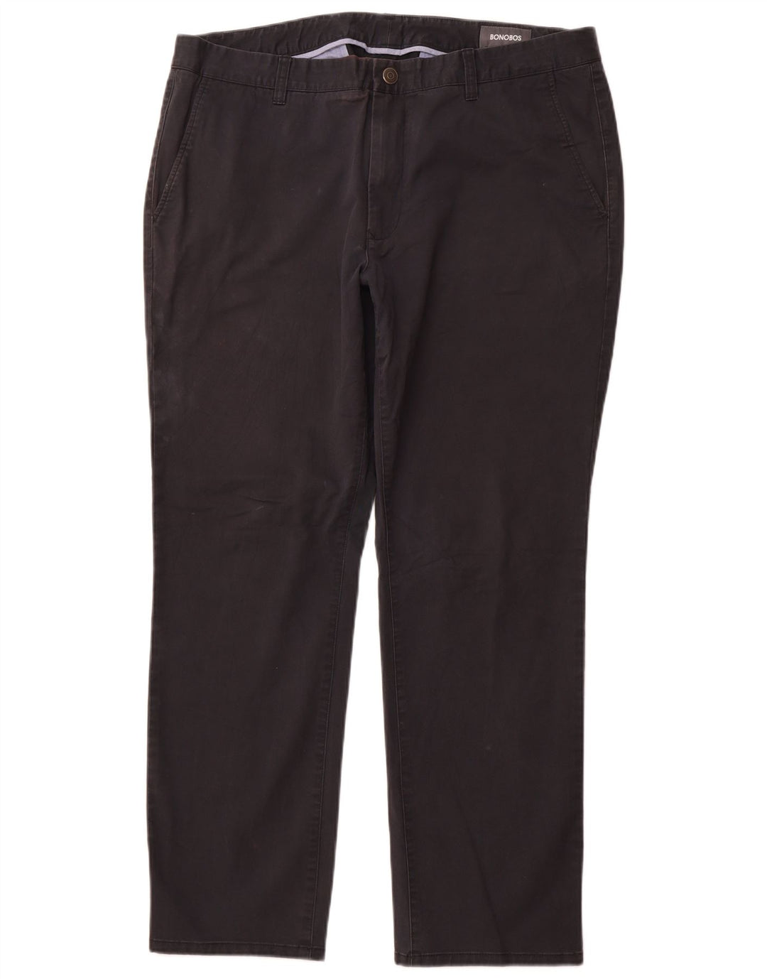 BONOBOS Pantaloni chino drepți pentru bărbați L38 L30 Bumbac bleumarin