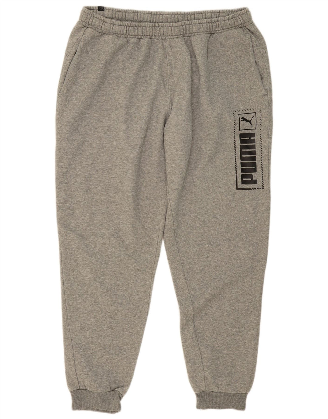 Pantaloni de trening grafic PUMA pentru bărbați Pantaloni de jogging 2XL bumbac gri
