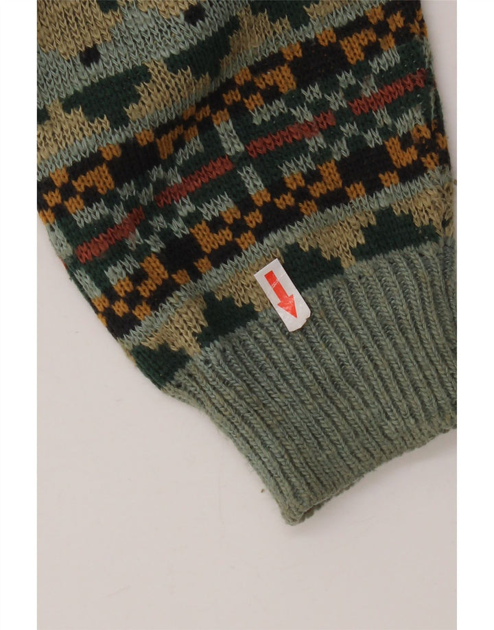 Pulover cardigan pentru bărbați Marks & Spencer, mediu multicolor, Fair Isle