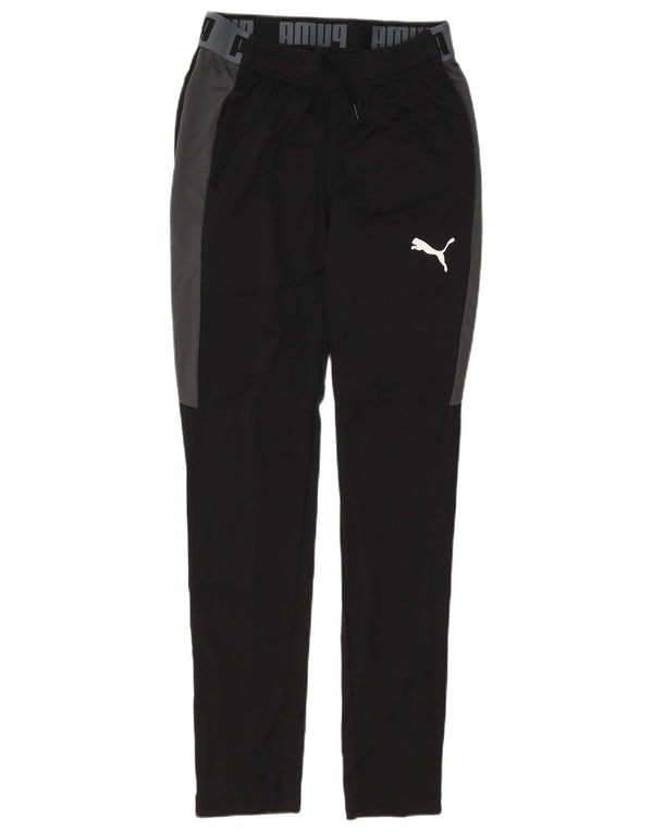 Pantaloni de trening Puma pentru bărbați, negru, poliester color bloc Sport