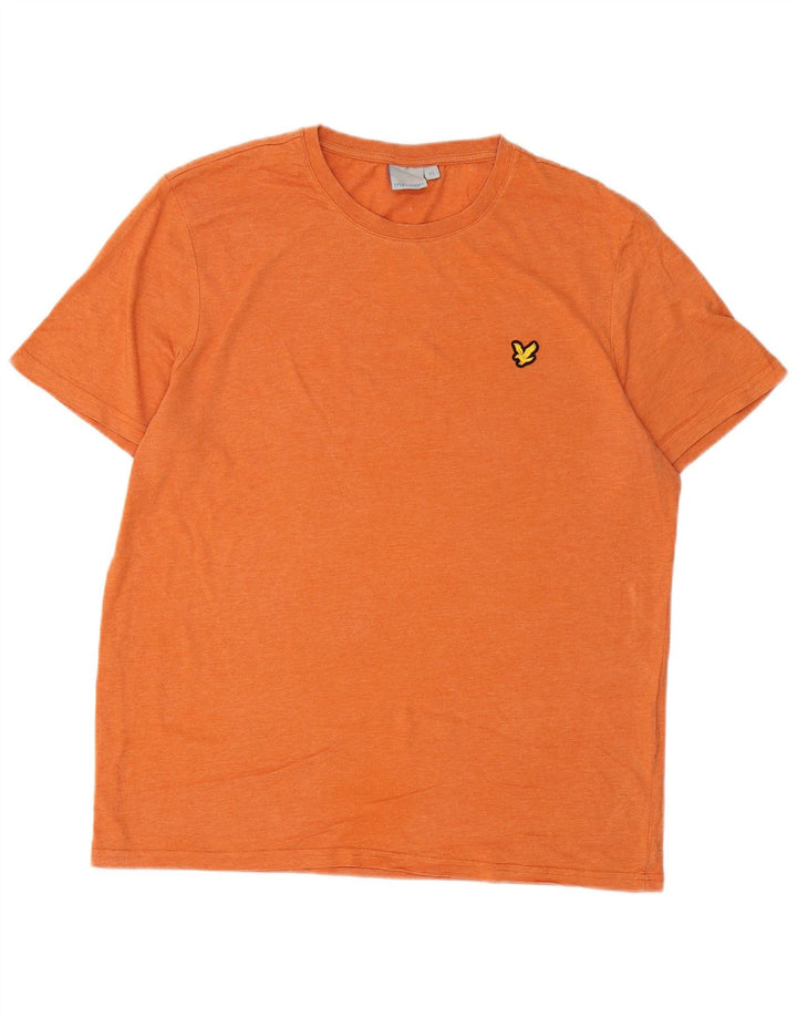 LYLE & SCOTT Tricou pentru bărbați Top XL Portocaliu Poliester