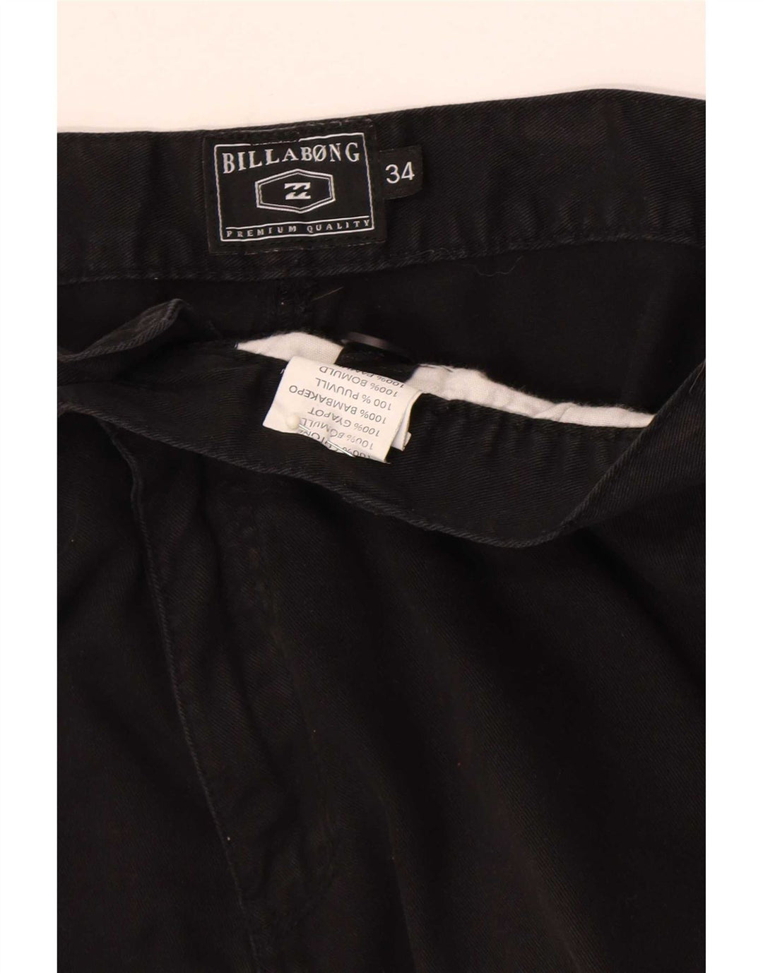 Pantaloni scurți cargo pentru bărbați Billabong W34, bumbac negru mare