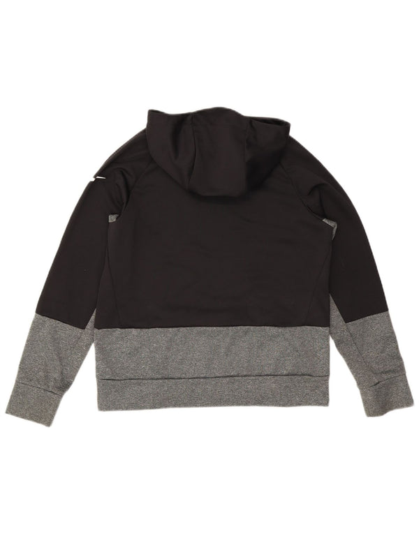 Pulover Nike Dri Fit Graphic pentru băieți, 13-14 ani, XL, negru, bloc de culoare