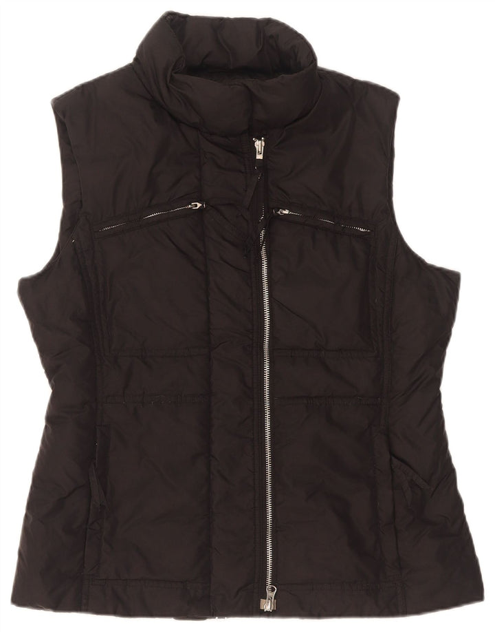 Gilet căptușit pentru femei Benetton UK 14 Medium Black