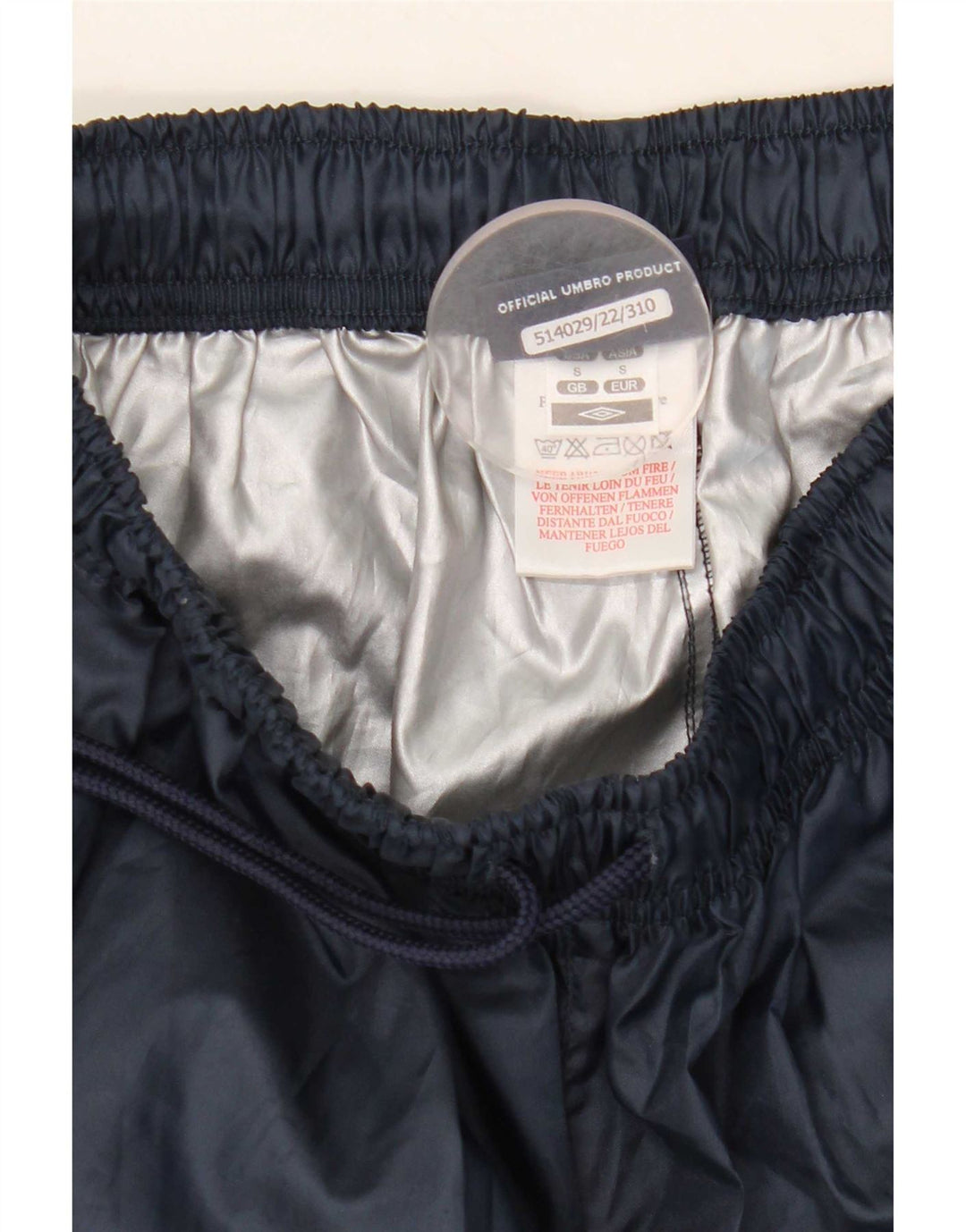 Pantaloni de trening Umbro pentru bărbați, poliester mici, albastru