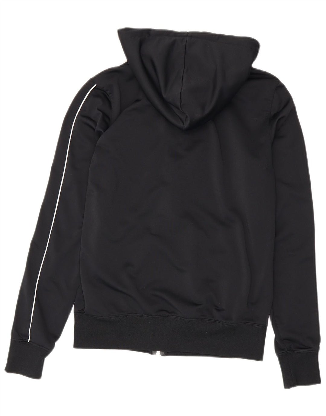 Pulover Nike Graphic Zip pentru femei UK 12 Poliester mediu negru