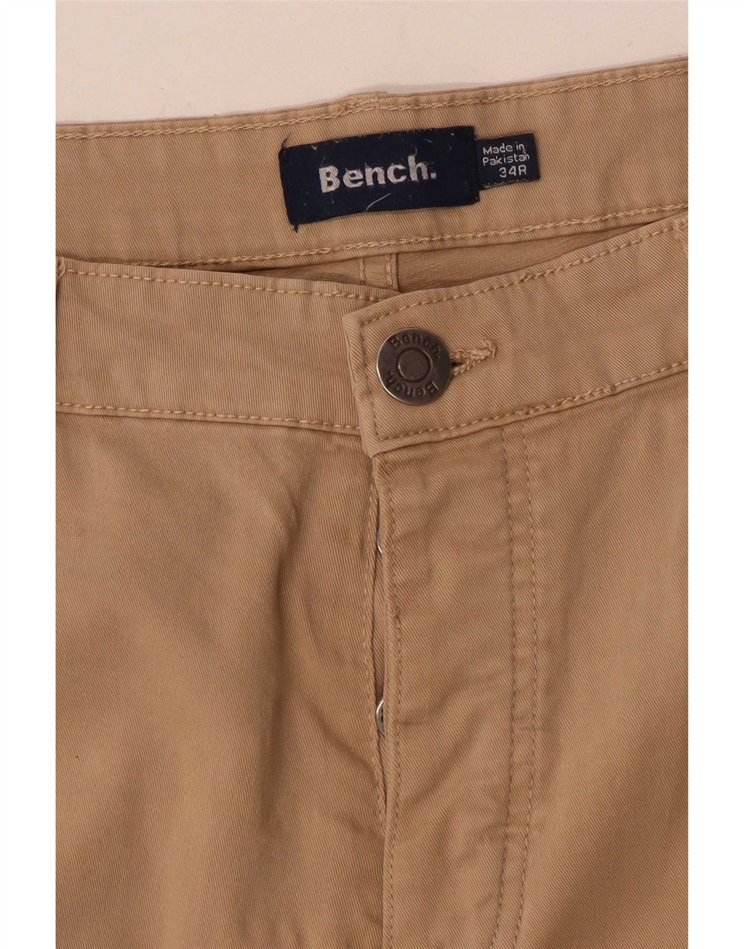 Pantaloni casual subțiri pentru bărbați Bench L34 L32 Bej