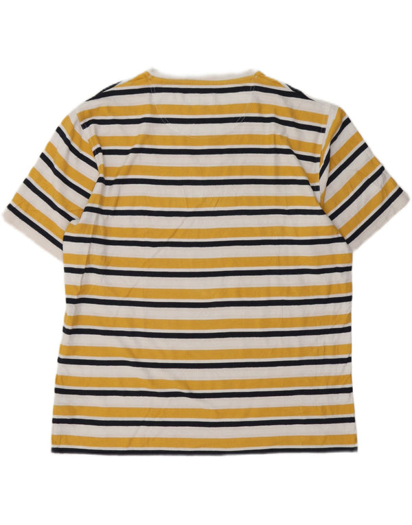 Tricou pentru bărbați Barbour Top XL Bumbac cu dungi galbene