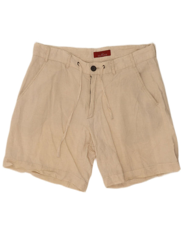 Pantaloni scurți chino pentru bărbați Zara Mari W32 Bej
