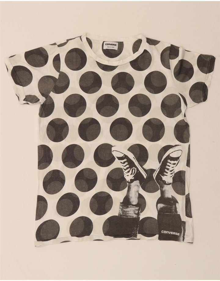 Tricou grafic Converse pentru bărbați Top mare din bumbac cu pete albe
