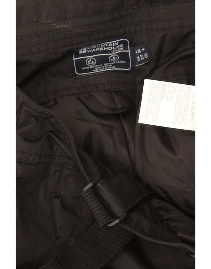Mountain Warehouse Pantaloni de schi salopete pentru femei UK 8 Small Black