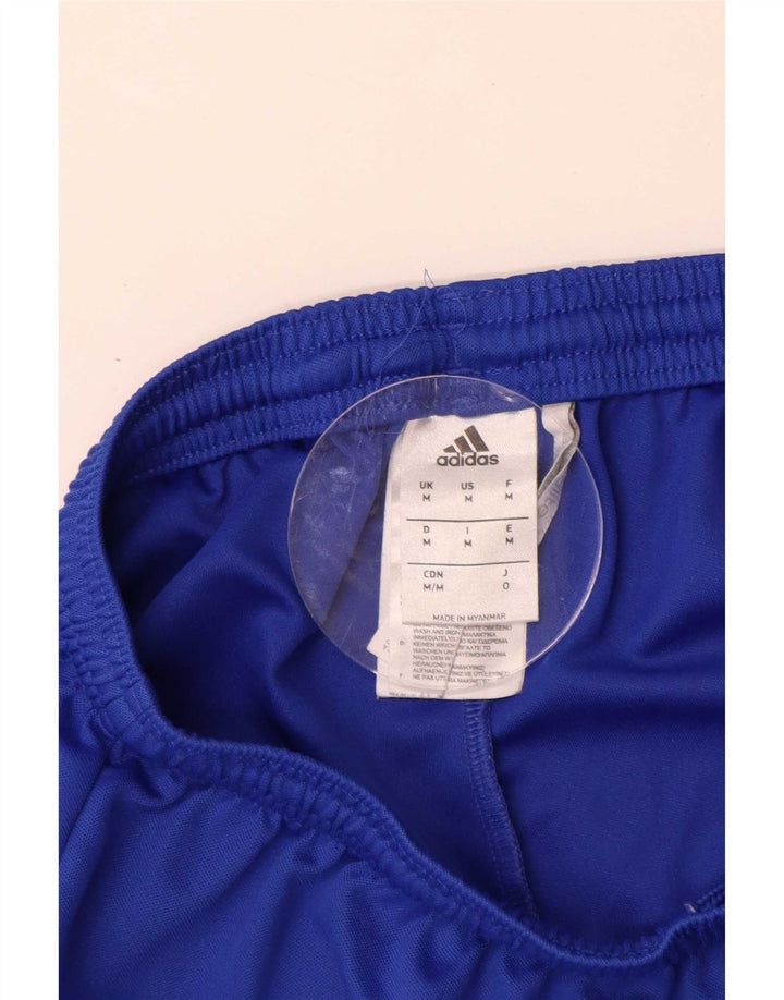 Pantaloni scurți sport pentru bărbați Adidas Climalite, poliester albastru mediu