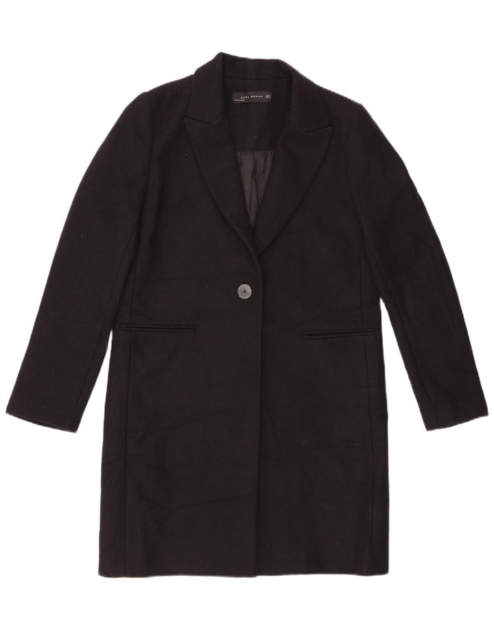 Pardesiu pentru femei ZARA UK 14 Medium Black