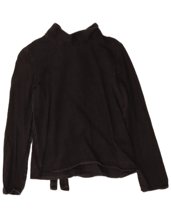 Cos Bluză cu mânecă lungă pentru femei Top EU 36 Small Black Bumbac