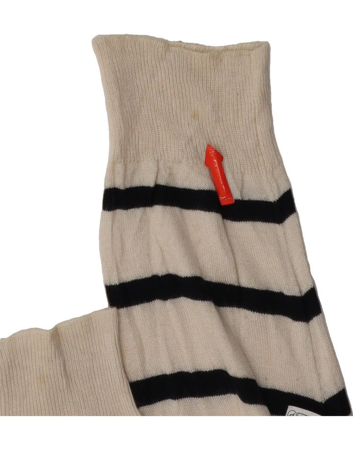 ZARA Womens Oversized Boat Neck Jumper Sweater UK 14 Medium Off White Vintage Zara and Second-Hand Zara from Messina Hembry 