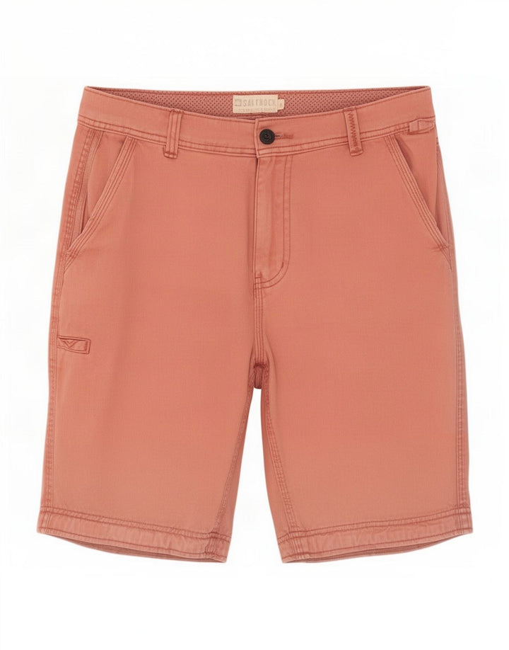 Pantaloni scurți cargo Saltrock pentru bărbați, mediu W32, bumbac roz