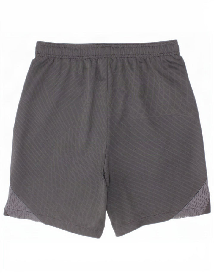 Pantaloni scurți sport Nike Dri Fit pentru băieți 12-13 ani, mari, poliester cu carouri negru