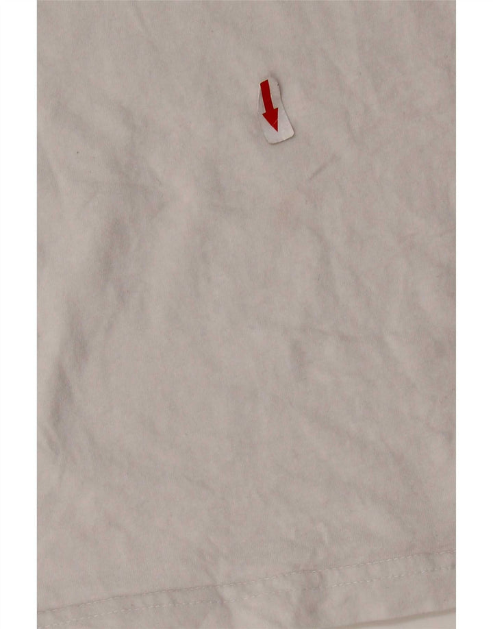 Tricou pentru bărbați Vans Top mare, alb, din bumbac color bloc