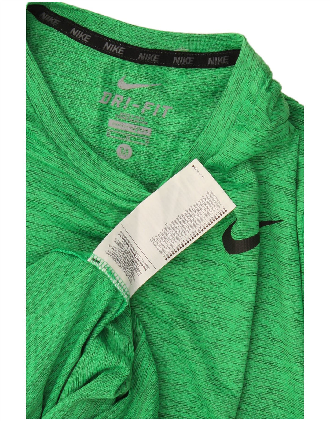 Tricou Nike Dri Fit pentru bărbați Top Medium Green Flecked Poliester