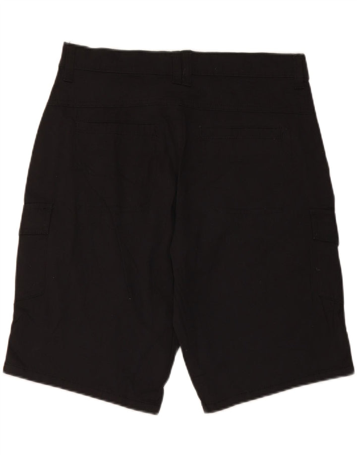 Pantaloni scurti cargo cu talie medie Lee pentru femei US 6 Medium W30 bumbac negru