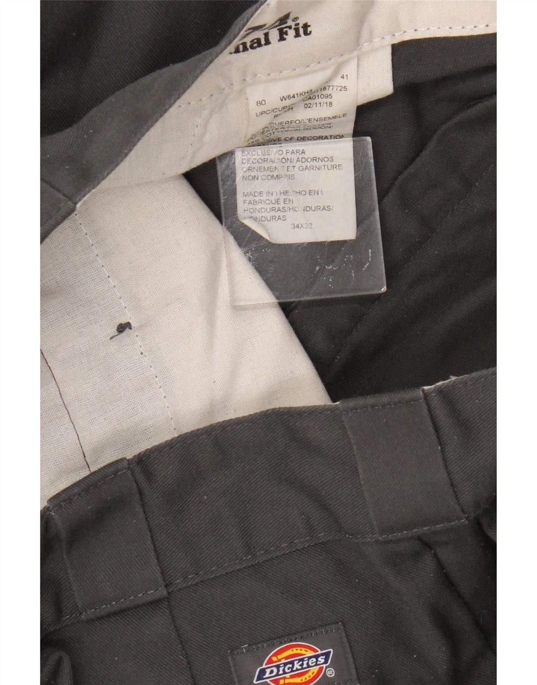 Pantaloni chino Dickies 874 Straight Original Fit W34 L32 gri