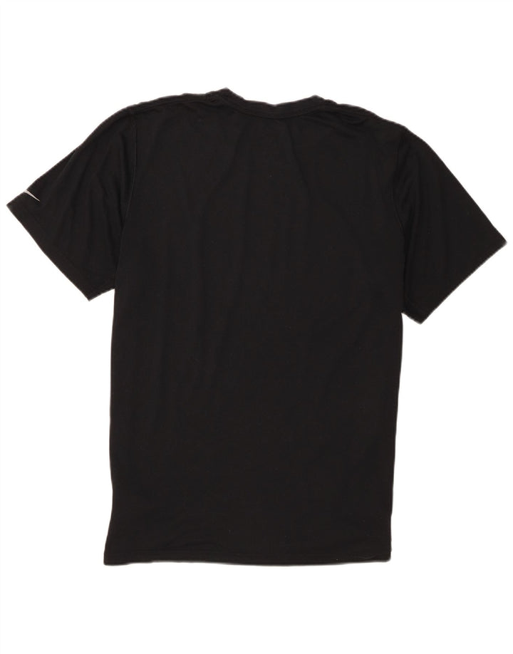 Tricou grafic Nike Dri Fit pentru bărbați Top Medium Negru Poliester