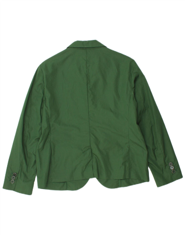 Jachetă Blazer Femei Aspesi 2 Nasturi IT 42 Bumbac Verde Mediu