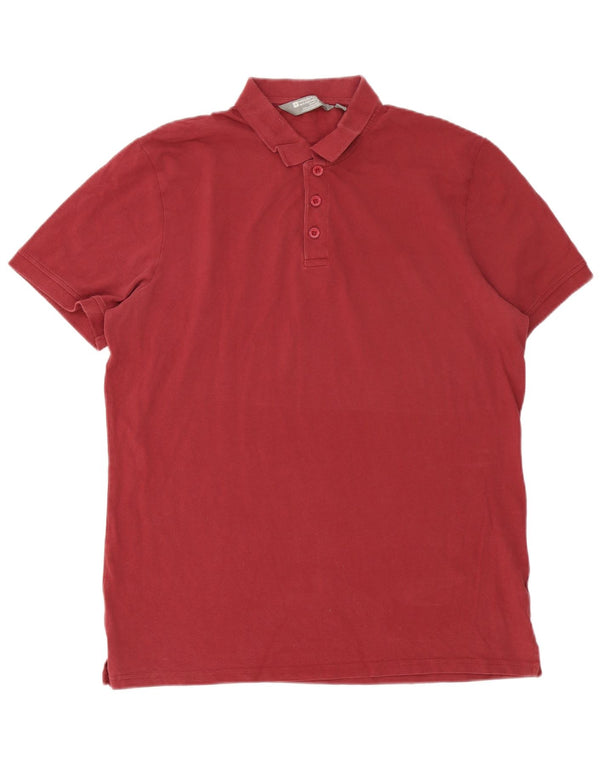 Tricou polo pentru bărbați Mountain Warehouse XL Bumbac Burgundy