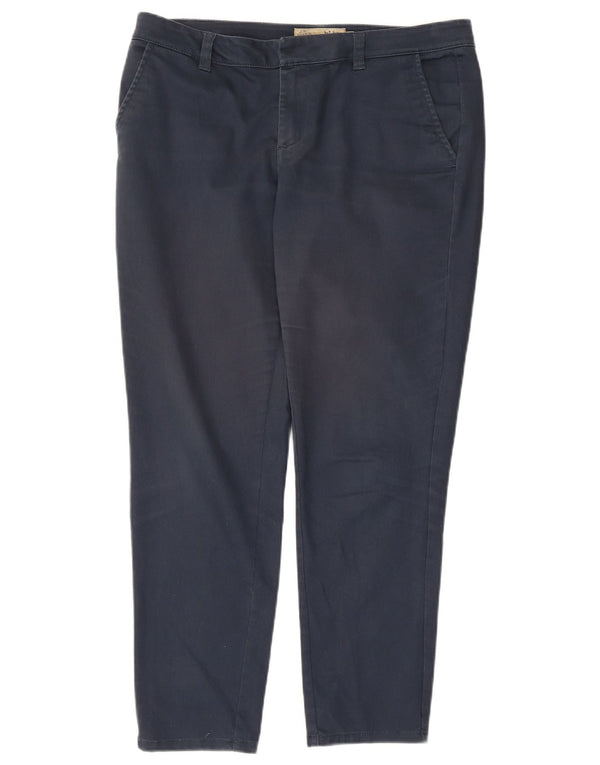 Pantaloni chino subțiri pentru femei Fat Face UK 12 Mediu L34 L26 Bumbac bleumarin
