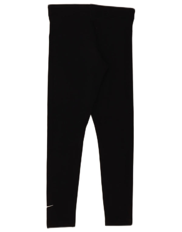 Leggings pentru fete Nike 10-11 ani negru mediu