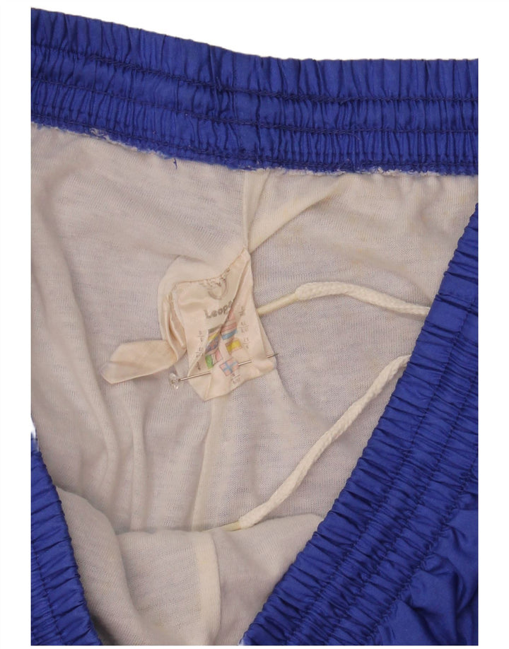 Pantaloni de trening pentru bărbați Leopard Pantaloni de jogging UK 40/42 Medium Blue Colorblock