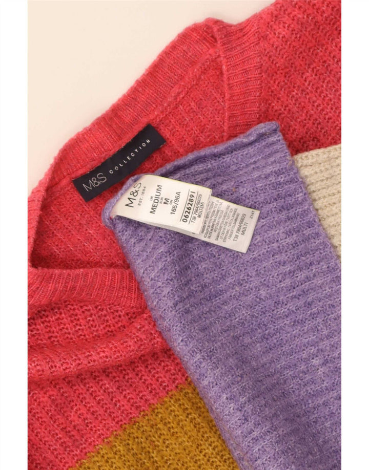 Pulover pentru femei Marks & Spencer cu decolteu cu barca UK 14 Medium Multicolor