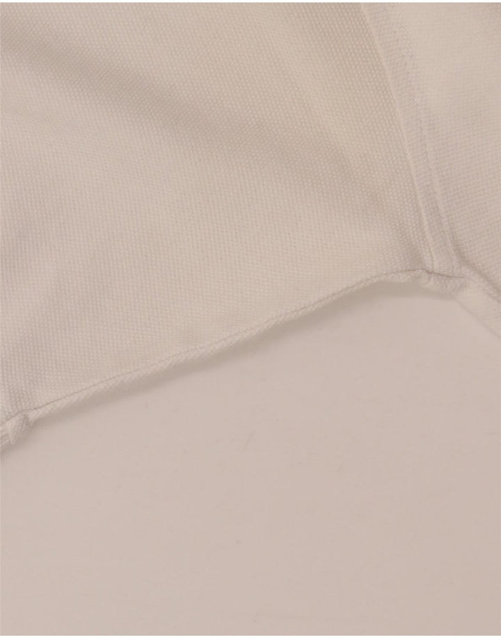 Tricou polo Reebok pentru bărbați, mare, alb, din bumbac