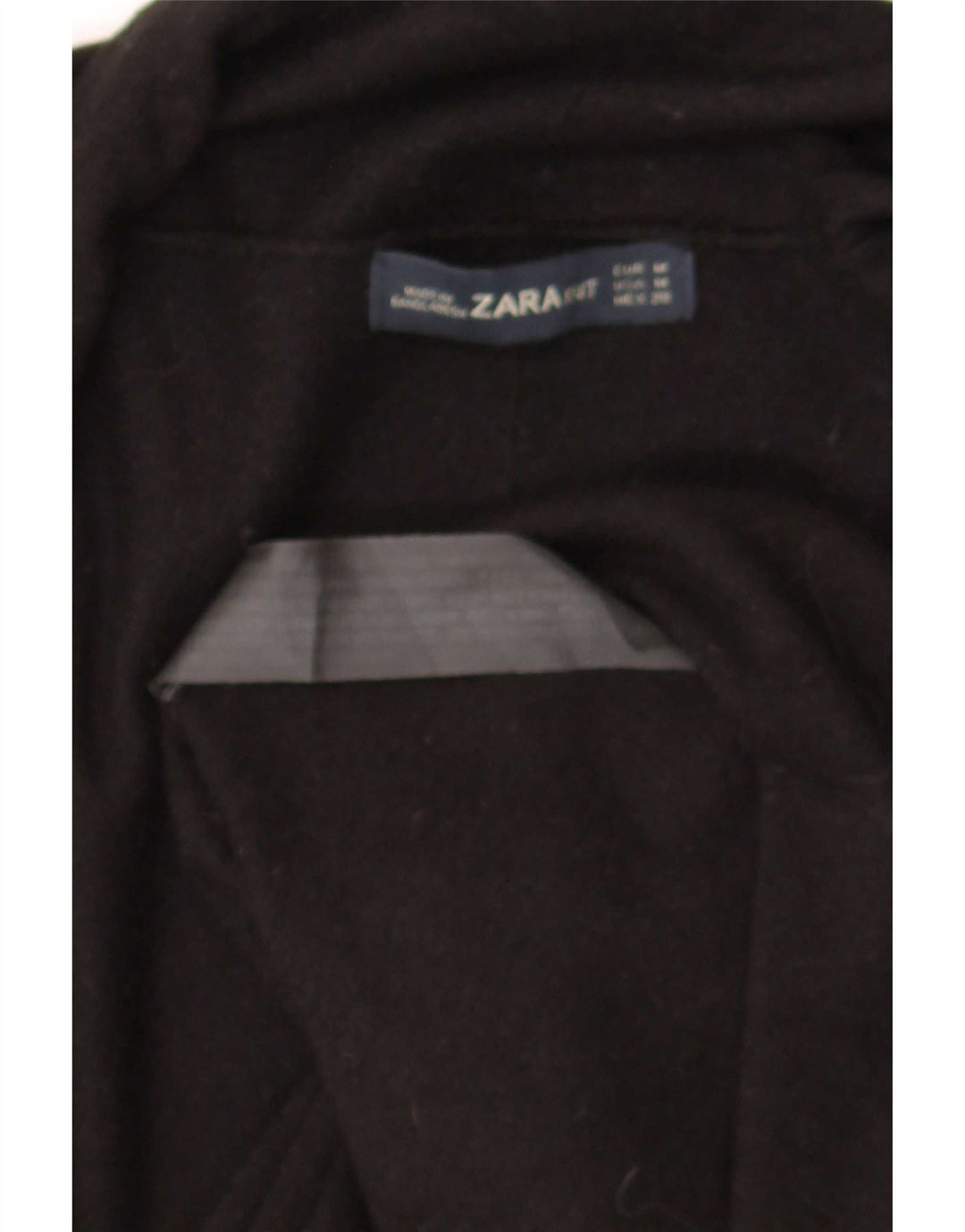 Pulover cardigan deschis pentru femei Zara UK 12 Medium Black Viscose