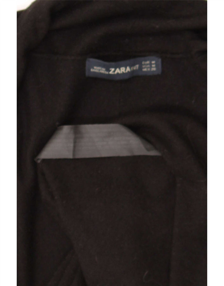 Pulover cardigan deschis pentru femei Zara UK 12 Medium Black Viscose